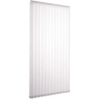 Lamellenvorhang Komplettset Ventanara Vertikaljalousie 89mm inkl. Montagematerial (weiß (raumverdunkelnd), B100 x H180 cm)