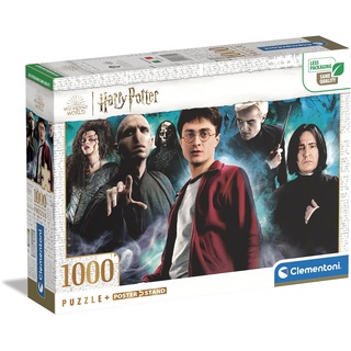 Clementoni 39710 Harry Potter Potter-1000 Teile-Puzzle für Erwachsene, hergestellt in Italien, Mehrfarbig