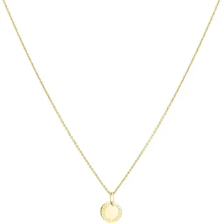 Liebeskind Berlin Kette mit Anhänger Schmuck Geschenk Gold 375 Gelbgold 50cm