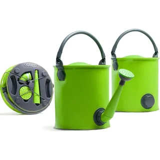 Colapz Faltbare Gießkanne 7L & Falteimer 9L für Camping & Garten | Bewässere Pflanzen oder fülle Wassertanks – platzsparend für jedes Outdoor-Abenteuer