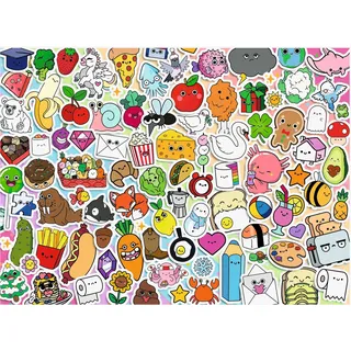 Ravensburger Niedliches Kawaii Chaos 500 Teile