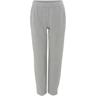 OPUS Damen Jogpants | Jogpants MYHA Relaxed aus weichem Flanell Stoff Hazy Fog Melange, 42 - 42W