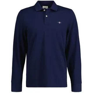 GANT Reg Shield Piqué Rugger blau XL