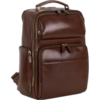 LEONHARD HEYDEN Cambridge Rucksack Leder 42 cm Laptopfach braun