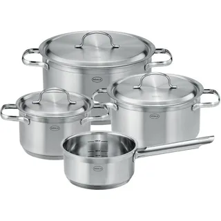 Rösle PUREELEMENTS Topf-Set 4-tlg. Stielkasserolle 16 cm + Topf Ø 20 cm + Topf Ø 24 cm + Topf Ø 28 cm
