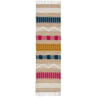 KADIMA DESIGN Wharfe Teppichläufer 60 x 230 cm Mehrfarbig