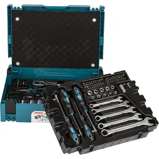 Makita Handwerkzeugset 87-tlg. im Makpac Gr. 1 blau
