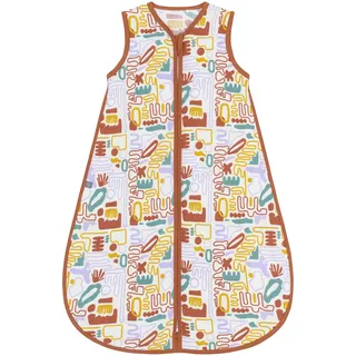 emma & noah Sommerschlafsack Musselin 0.5 TOG, mehrfarbig, 90