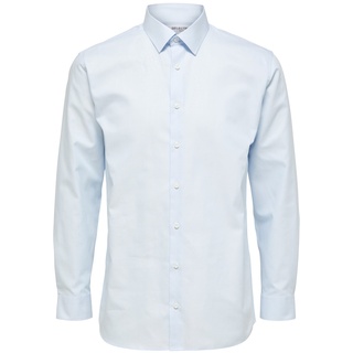 Selected Homme Herren Freizeithemd SLHREGETHAN Regular Fit Blau 16086754 3XL