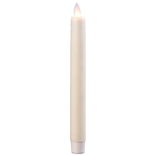 3x Sompex 38130 Flame LED - Echtwachs Stabkerze elfenbein 2,5 x 23cm