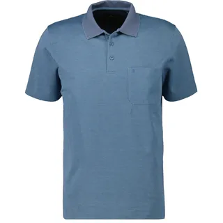 Poloshirt RAGMAN Gr. XXL, blau (blau, 718) Herren Shirts Kurzarm