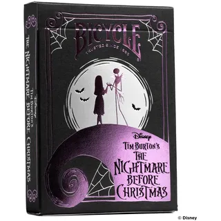 Cartamundi Bicycle Disney Nightmare Before Christmas White