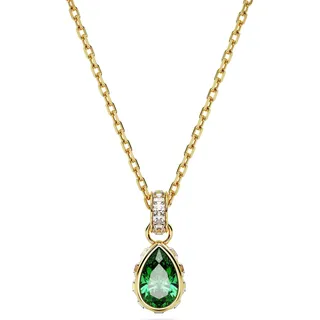 Swarovski Kette Chroma gold / grün / weiß