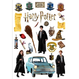 Harry Potter Kinderzimmer Wandstickers, Wandtattoo junge deko von AG Design 42,5 x 65 cm | ADK 1654