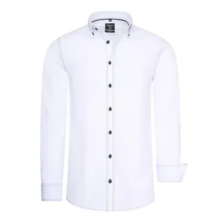 RUSTY NEAL Langarmhemd Weiß 3XL