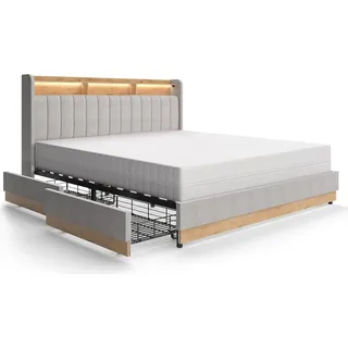 VitaliSpa Nura 180 x 200 cm Grau