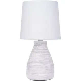 Brubaker Tischlampe Weiß 2 St.