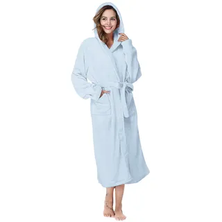 Bademäntel Für Damen, Sauna Musselin Flauschig Reisebademantel Hausmantel Baumwolle Lang Hauskleid Frottee Bademantel Bademäntel Leicht Waffelpique Sommer Morgenmantel