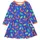 Kleid Shirtkleid Blau/Grün/Orange 110