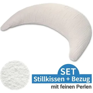 Theraline Musselinmond Stillkissen Sandbeige