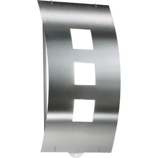 CMD Außenwandleuchte Edelstahl 35,0 cm mit Bewegungsmelder silber