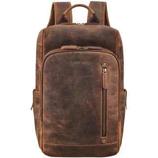 Johnson Lederrucksack Herren – Business Rucksack 13,3 Zoll FarbeKreta  braun