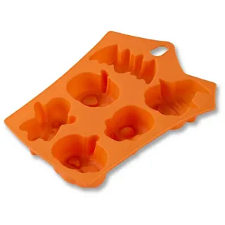 Zenker Mini-Kürbis Schokoform-Eiswürfelform 6er 17,5 x 3 cm