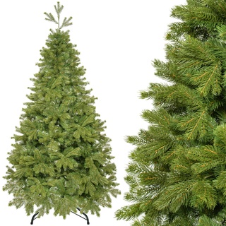 SPRINGOS Künstlicher Weihnachtsbaum Naturkiefer Premium PE 220 cm