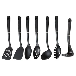 Circulon Momentum Nylon 7-teiliges Set, schwarz, Plastik, 7 Piece