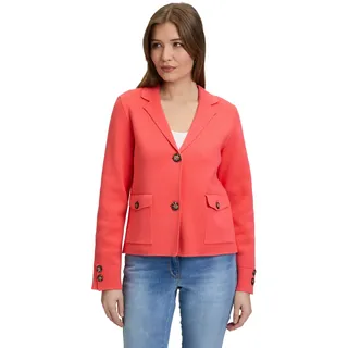 Betty Barclay Strickblazer mit aufgesetzten Taschen in Hot coral), | Gr.: 40