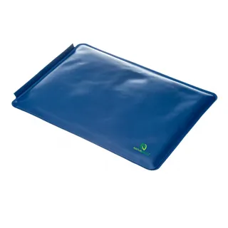 NATURMOOR Moor- Wärmeträger • Wärmespeicher • Rückenkissen aus 100% Naturmoor - 28x38 cm - Blau
