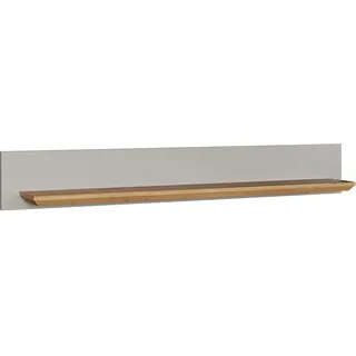 trendteam Landside Wandboard 153 x 22 x 22 cm Lichtgrau/Eiche