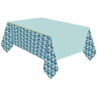 PARTY DEKO PAPIER TISCHDEKO TISCHDECKE MEERJUNGFRAU MERMAID 120 X 180 CM NEU