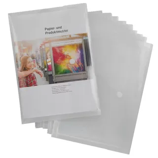 Eichner Dokumententaschen DIN A4 Transparent 10 St.