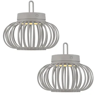 just light. Tischleuchte Sandfarben 2 St.