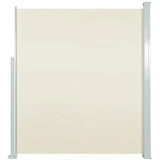 vidaXL Ausziehbare Seitenmarkise 170 x 300 cm creme