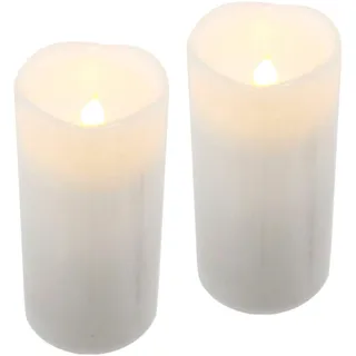 I.GE.A. LED-Kerze 12,5 cm weiß
