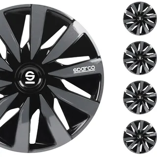 Sparco Lazio 16 Zoll 4 Stück Schwarz/Grau