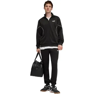 Puma Poly Piping Trainingsanzug Herren Schwarz XL