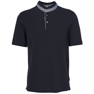 Bugatti Poloshirt, mit Stehkragen, blau