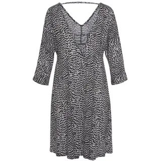 VIVANCE Jerseykleid Shirtkleid Schwarz/Weiß 34