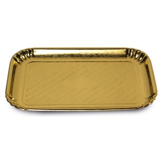 Guardini Einweg 2 Tabletts, Karton, goldfarben 33x43cm gold