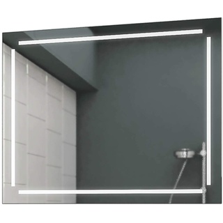 Concept2u LED Badspiegel Badezimmerspiegel Wandspiegel Bad Spiegel - 4000K neutralweiß 120 cm Breit x 80 cm Hoch Legato Licht umlaufend
