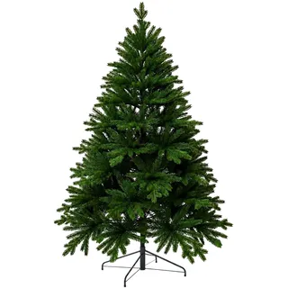 VIVANNO Künstlicher Weihnachtsbaum 210 cm - Premium Nordmanntanne | 100% PE-Spritzguss Tannenbaum, 2121 Zweigspitzen, Regenschirmsystem, schwer entflammbar (DIN EN 71-2), Ständer inklusive