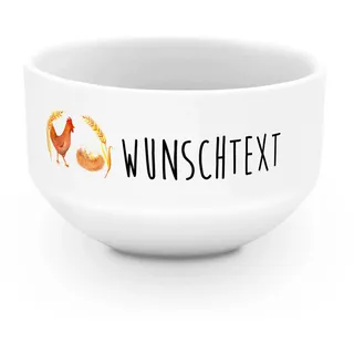 Mr. & Mrs. Panda Personalisierte Schüssel Huhn Stolz - Geschenke, Suppenschüssel, Motivation, Schale, personalisiert, Eier, Geburt, Hof, Spruch, Bauernhof, Müslischale, Müslischüssel