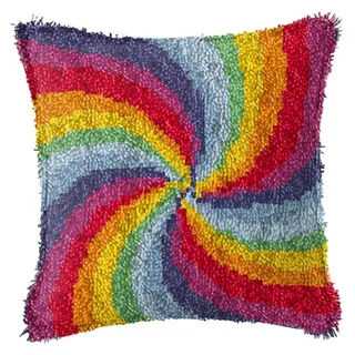 DIY-Set für Kissenbezüge – Regenbogen – Für Kinder und Erwachsene - Bunt