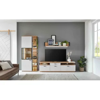 Ideal Basset Wohnwand Kombination 174 - Braun