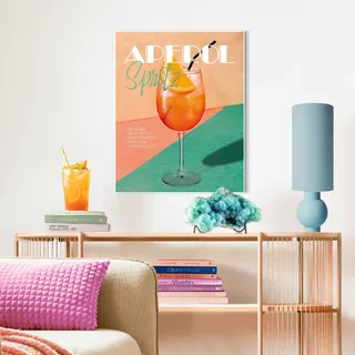 Reinders! Bild, Aperol Time, (BHT 40x50x1,60 cm) - bunt - BHT 40x50x1,60 cm
