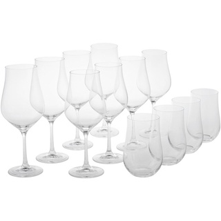 Johann Lafer Gläserset Johann Lafer, Transparent, Glas, 12-teilig, Lfgb, Essen & Trinken, Gläser, Gläser-Sets