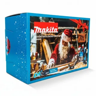Makita Handwerkzeug Adventskalender Sonderedition mit 77-tlg Werkzeugset, Bohrer-Set, Handwerk P-84800, Werkzeug, für Herren und Männer Kalender - Blau/Weiß